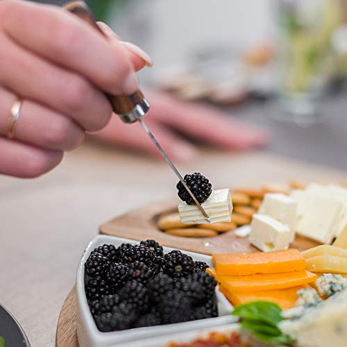 Charcuterie Board Set and Cheese Serving Platter (13 inch)