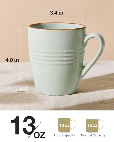 Jupiter Coffee Mugs Set of 6 (6pcs / Jupiter-Light Green)