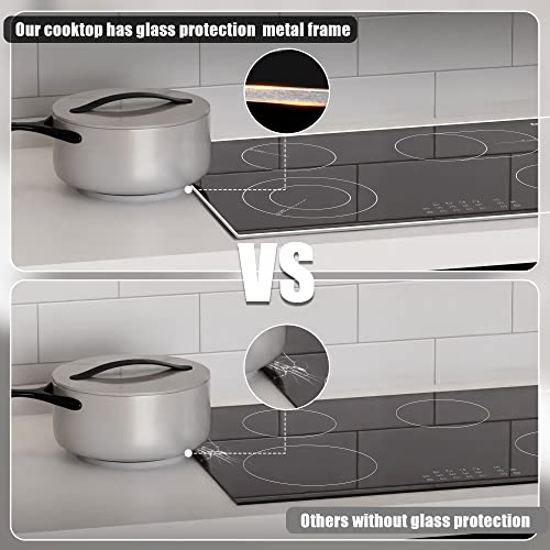30 Inch Electric Cooktop 4 Burners