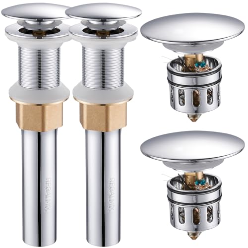 Pop Up Drain Without Overflow (Without Overflow / Chrome-2 Pack)
