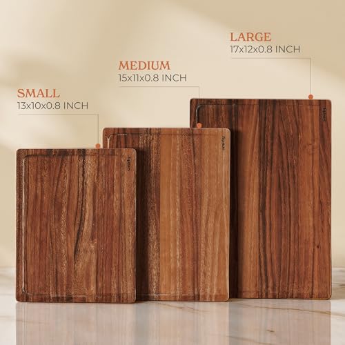 Walnut Cutting Board (Dark Brown / 3-Piece)