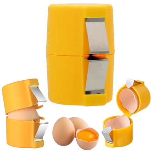 Egg Cracker Tool (Yellow - 1 Pc)