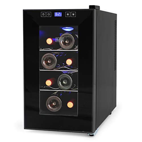 8 Bottle Thermoelectric Wine Cellar (8 Bottles / Clear Glass Door)