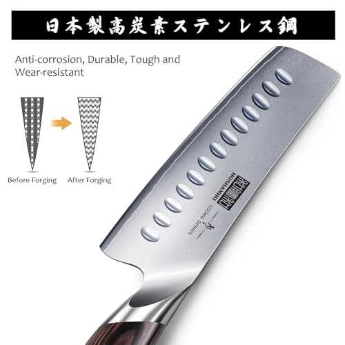 7 Inch Nakiri Knife (7")