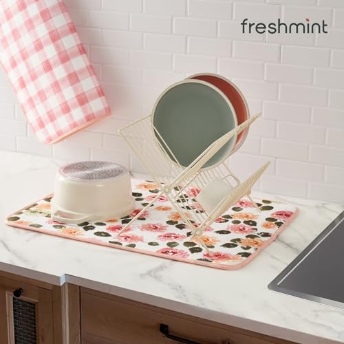 Dish Drying Mats 2 Pack (18''X24'' / Cottage Floral)