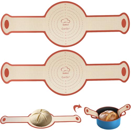 Silicone Bread Sling (2 Pcs Red Round)