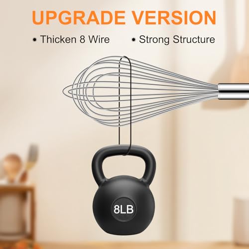 Stainless Steel Whisk Set of 4 (4pcs: Clear 6.7"+9.3"+10.4"+12")