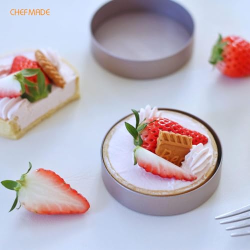 Mini Tart Pan Set (3" 4Pcs Set with Removable Bottom)
