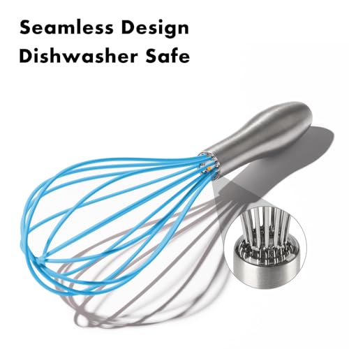 10 Inch Blue Silicone Whisk (10 inch blue)