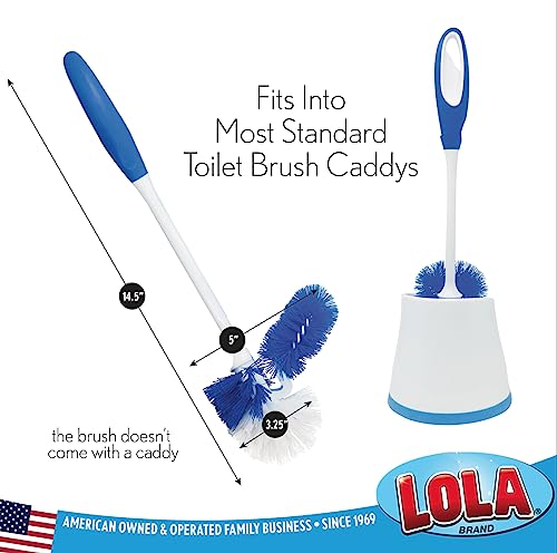 Classic Toilet Brush w (Toilet Brush w/Under Rim / 2 Pack)