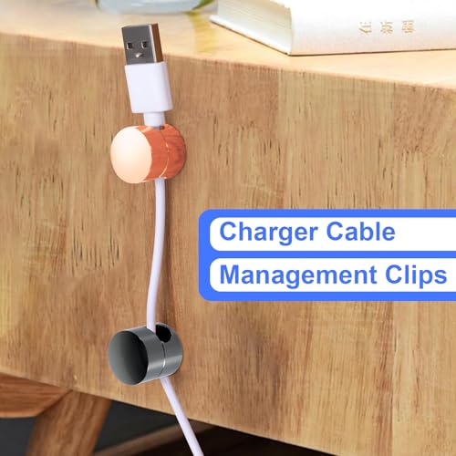8 Sets Charger Holders for Cords (8 Sets / 8 colors)