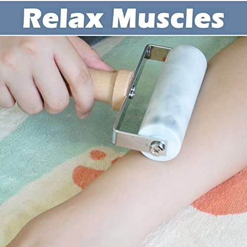 Small Marble Rolling Pin Pizza Roller (Type 1 White)