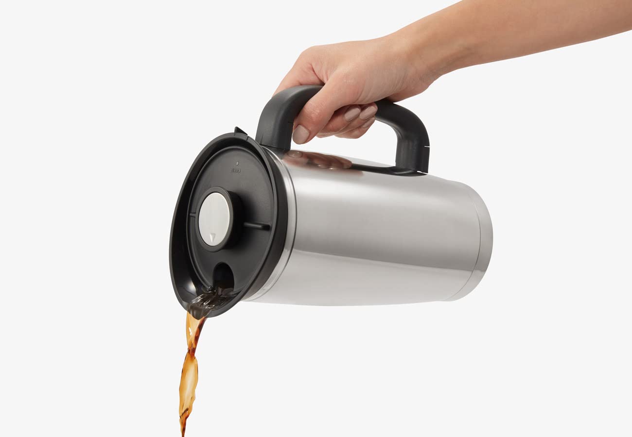 SK XAE10XA Fresh Brew Vacuum Insulated Stainless French Press