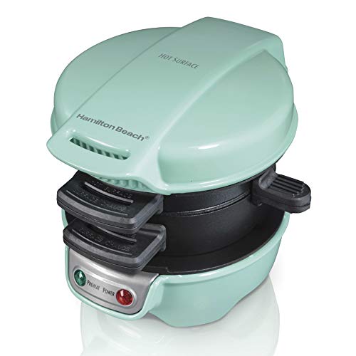 Breakfast Sandwich Maker with Egg Cooker Ring (Mint / Single)