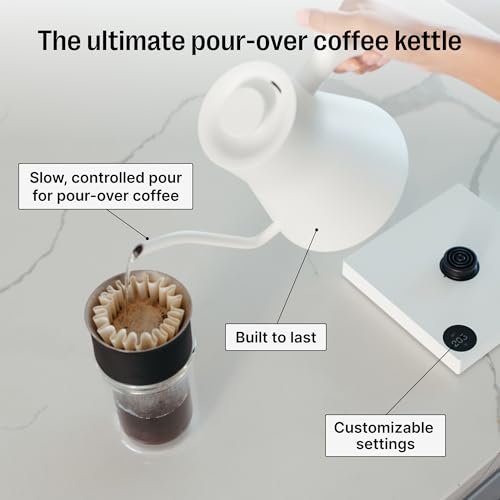 Stagg EKG Pro Gooseneck Electric Kettle (Matte White / EKG Pro)