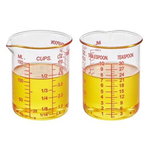 Glass Measuring Cup (150 ML (5 Oz)-SINGLE)