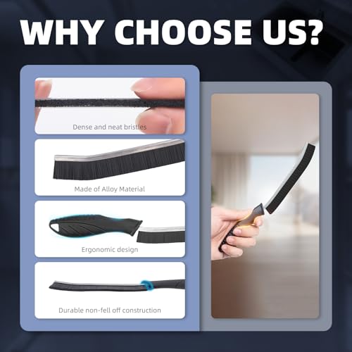 Crevice Cleaning Brushes (Black)