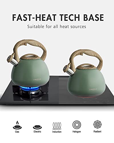 Poliviar Tea Kettle (2.7 Quarts / Green)
