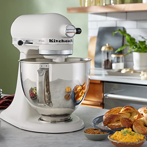 Artisan, 5-Qt Tilt Head Stand Mixer, KSM150PS, Porcelain White (Porcelain)