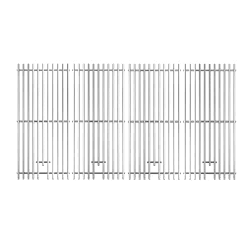 16517 47629 Grill Grates Replacement Parts for Bull Grill Parts 4 Burner 30 Inch Angus 47628 41629 41628 Outlaw 26038 26039 Premium 18249 18248 Lonestar 87049 87048 Lion L75000 Cooking Grates (19.25'' x 30'' 4 Pcs Grill Grates)