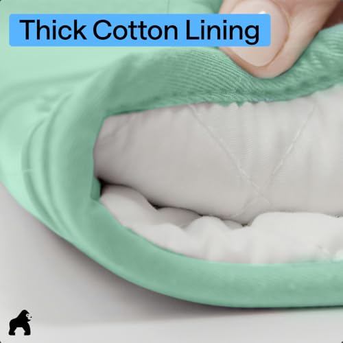 Silicone Oven Mitts (Mint / 12.5" Oven Mitts)