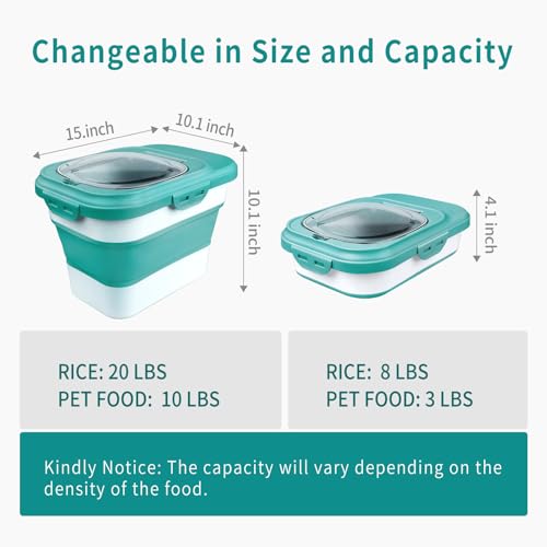 Rice Storage Container (6-20 Lbs Green)