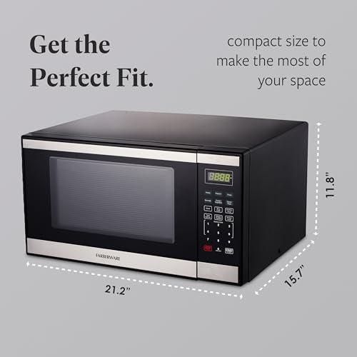 1.1 Cu. Ft. Countertop Microwave Oven (1.1 Cu. Ft / Stainless Steel)