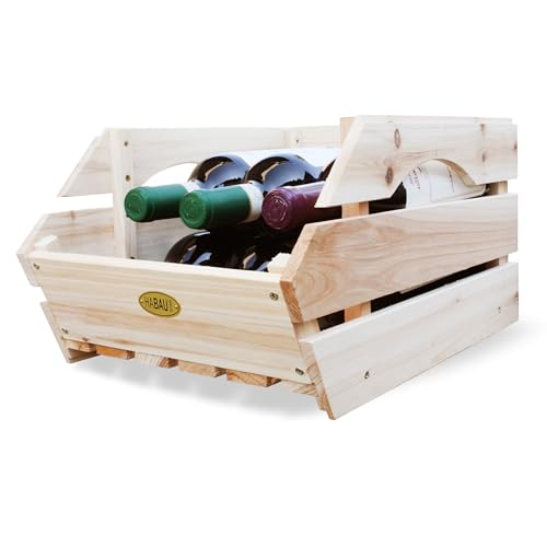Wood Potato Onion Storage Bins (Clear)