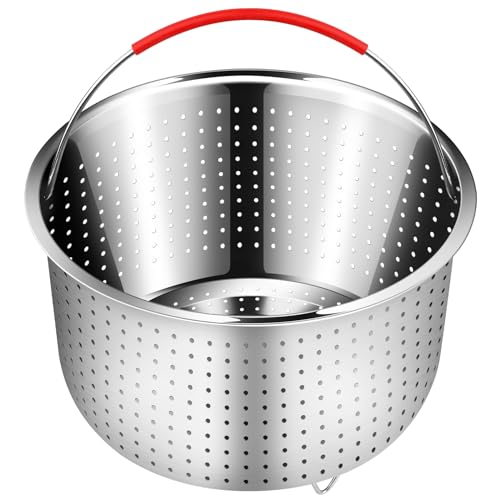 Mesh Strainer and Vegetable Steamer Basket for Pot (8 Qt - Steamer Basket)