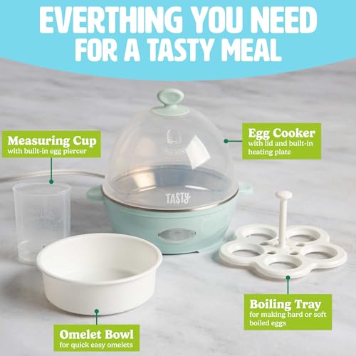 Mini Rapid Egg Cooker (5-Egg / Aqua)