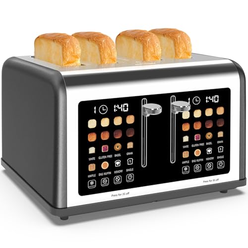 4 Slice Toaster Touch Screen (Grey)