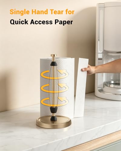 Paper Towel Holder Countertop (Warm Gold)