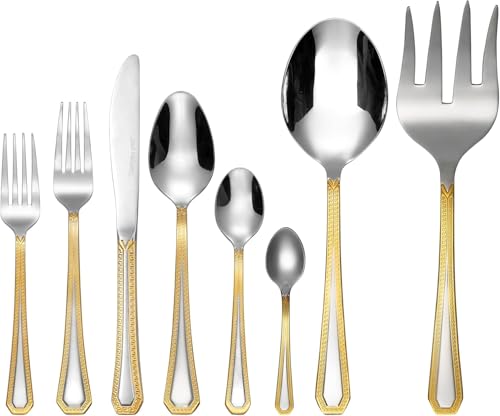 75 Pc Luxury Flatware Set for 12 w (Hoffman)