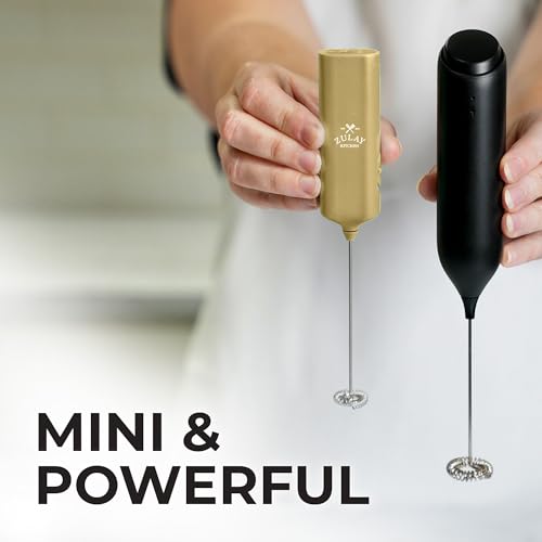 Mini & Mighty Milk Frother Wand (Aura Gold / Mini Frother)