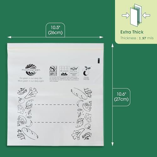 Compostable Food Storage Bags (30 bags)
