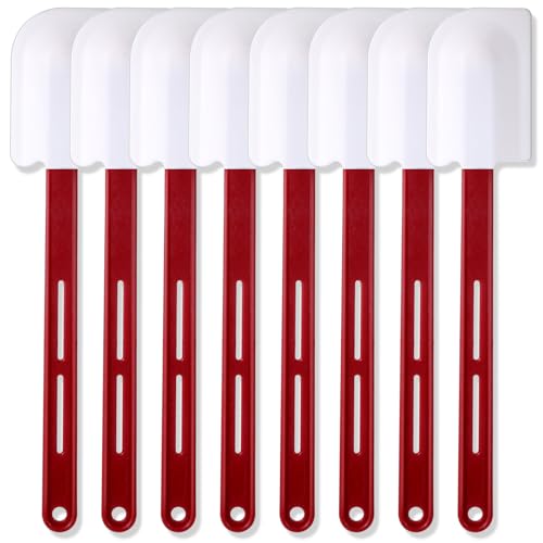 8 Pcs Commercial Rubber Spatula Heat Resistant (14 Inch)