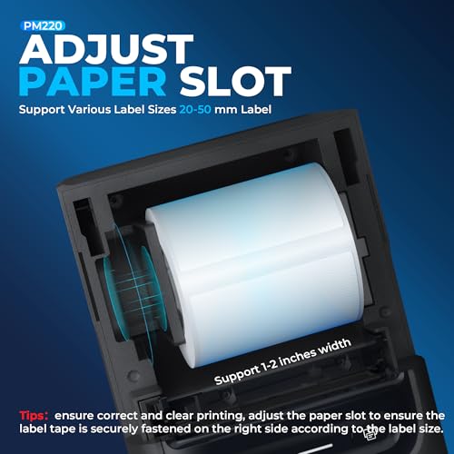 Label Maker Machine with Tape (Black)
