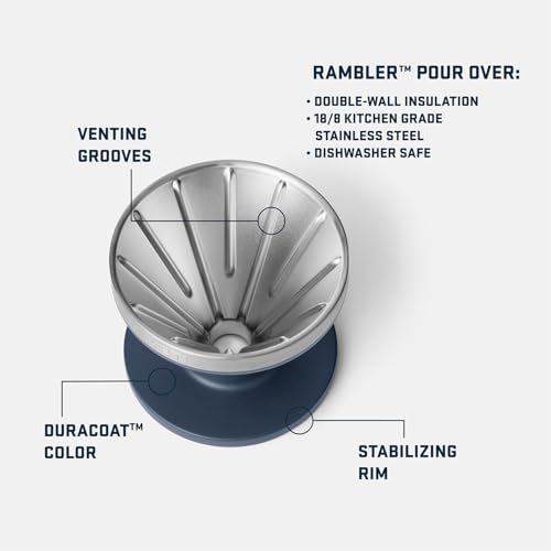 Pour Over Coffee Maker Accessory Ramblers (Navy)