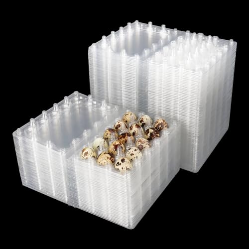 200 Pack Quail Egg Cartons (15 Grids)