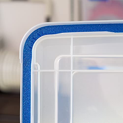 3 Pack 74 Qt Storage Bins with Gasket Lids (74 Qt. - 3 Pack)