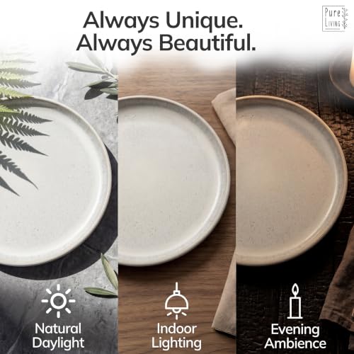 32 Piece Stoneware Dinnerware Set for 8 (Light / Beige / Set for 8 (32pcs))