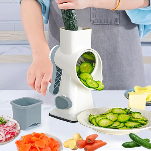 Rotary Cheese Grater Multi (White)