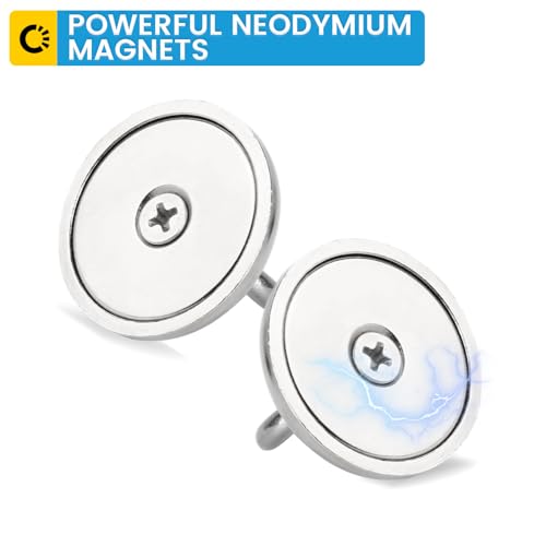 10 Pack Heavy Duty Magnetic Hooks (10 Count)