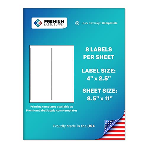 White Sticker Shipping (800 Count)