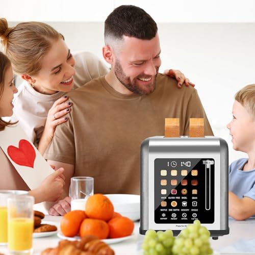 2 Slice Toaster Touch Screen (Grey)