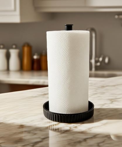Paper Towel Holder Countertop (Classic Black)