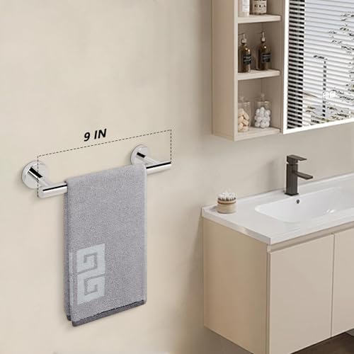 Bath Towel Bar (Chrome Finish / 9 Inch)
