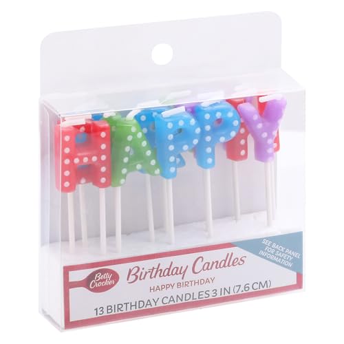 Happy Birthday Rainbow Candles