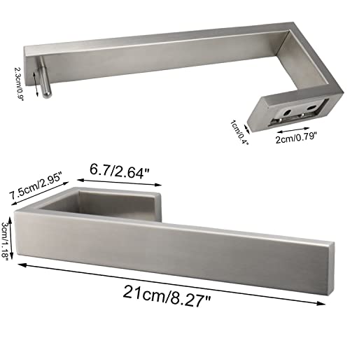 Hand Towel Holder (Brushed / 9 In-2 Pack)