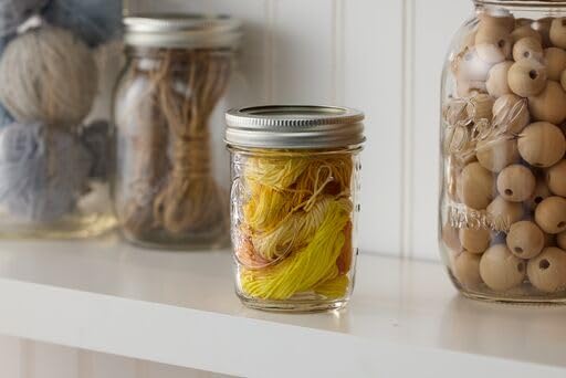 Regular Mouth Mason Jars with Lids & Bands (Half Pint / 8 Ounce (Pack of 2))